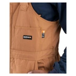 Men's Berne Workwear FR Deluxe Bib Overalls 14 Men's Berne Workwear FR Deluxe Bib Overalls -LaCrosse Store 3 650 berne workwear fr deluxe bib overalls brown duck