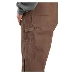 Men's Berne Workwear Heartland Insulated Washed Duck Bib Overalls -LaCrosse Store 3 650 berne workwear heartland insulated washed duck bib overalls bark