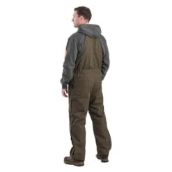 Men's Berne Workwear Original Washed Insulated Bib Overalls -LaCrosse Store 3 650 berne workwear original washed insulated bib overalls olive duck