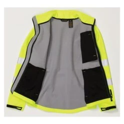 Men's CAT Hi-Vis Soft Shell Jacket -LaCrosse Store 3 650 cat hi vis soft shell jacket hi vis yellow