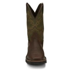 Men's Justin Original Work Boots 11" Keavan Met Guard Steel Toe Waterproof 11 Men's Justin Original Work Boots 11" Keavan Met Guard Steel Toe Waterproof -LaCrosse Store 3 650 justin original work boots 11 keavan met guard steel toe waterproof dark brown mossy green