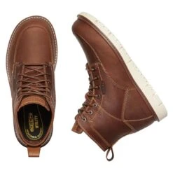 Men's Keen Utility 6" San Jose Boots -LaCrosse Store 3 650 keen utility 6 san jose gingerbread off white