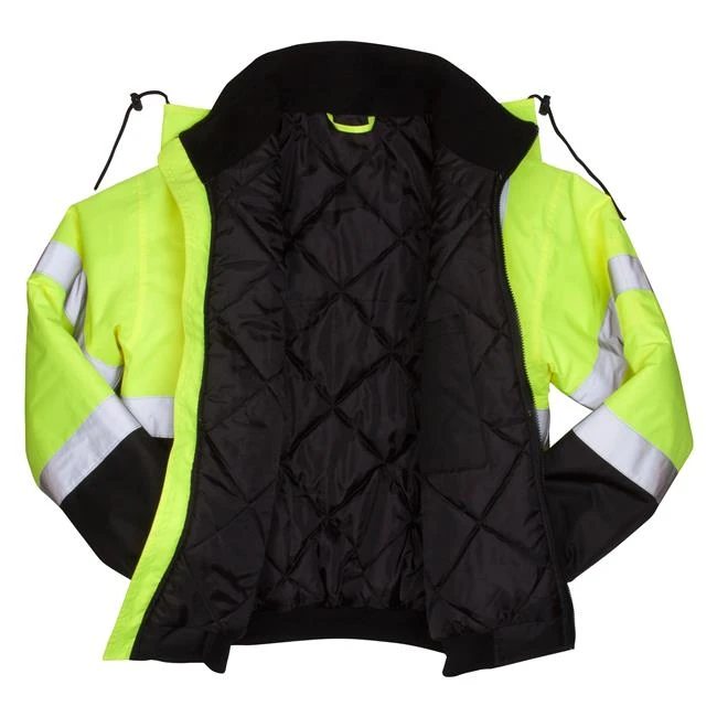 Men's Pyramex Hi-Vis Bomber Jacket 4 Men's Pyramex Hi-Vis Bomber Jacket - Image 4