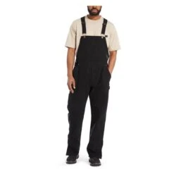Men's Wolverine Sawmill Duck Bib Overalls -LaCrosse Store 3 650 wolverine sawmill duck bib overalls black