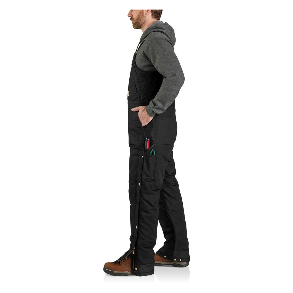 Men's Carhartt Loose Fit Duck Insulated Bib Overalls 5 Men's Carhartt Loose Fit Duck Insulated Bib Overalls - Image 5