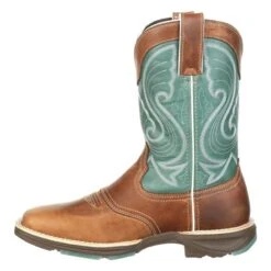 Women's Durango Ultra-Lite Saddle Western Boots -LaCrosse Store 4 650 durango ultra lite saddle western boots tan emerald