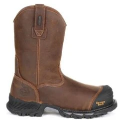 Men's Georgia 10" Rumbler Pull-On Composite Toe Waterproof Boots 11 Men's Georgia 10" Rumbler Pull-On Composite Toe Waterproof Boots -LaCrosse Store 4 650 georgia 10 rumbler pull on composite toe waterproof brown