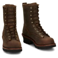 Men's Chippewa Boots 8" Paladin Lace-to-Toe Waterproof -LaCrosse Store 5 650 chippewa boots 8 paladin lace to toe waterproof bay apache