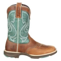 Women's Durango Ultra-Lite Saddle Western Boots -LaCrosse Store 5 650 durango ultra lite saddle western boots tan emerald