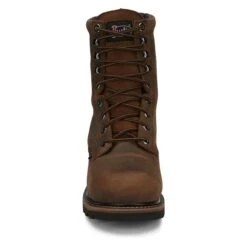 Men's Justin Original Work Boots 8" Pulley Round Toe Met Guard CT WP -LaCrosse Store 5 650 justin original work boots 8 pulley round toe met guard ct wp brown