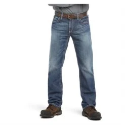 Men's Ariat FR M4 Relaxed Ridgeline Boot Cut Jeans -LaCrosse Store 6 650 ariat fr m4 relaxed ridgeline boot cut jeans glacier