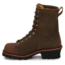 Men's Chippewa Boots 8" Paladin Lace-to-Toe Waterproof -LaCrosse Store 6 650 chippewa boots 8 paladin lace to toe waterproof bay apache